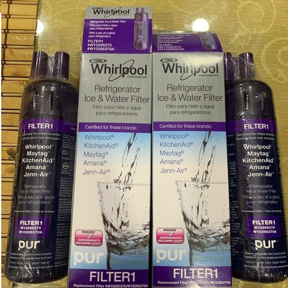 (2-Pack) Whirlpool W10295370/W10295370A Pur Filter1 Refrigerator Water Filter - Picture 1 of 1